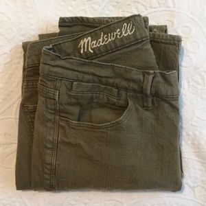 Madewell skinny skinny ankle jean